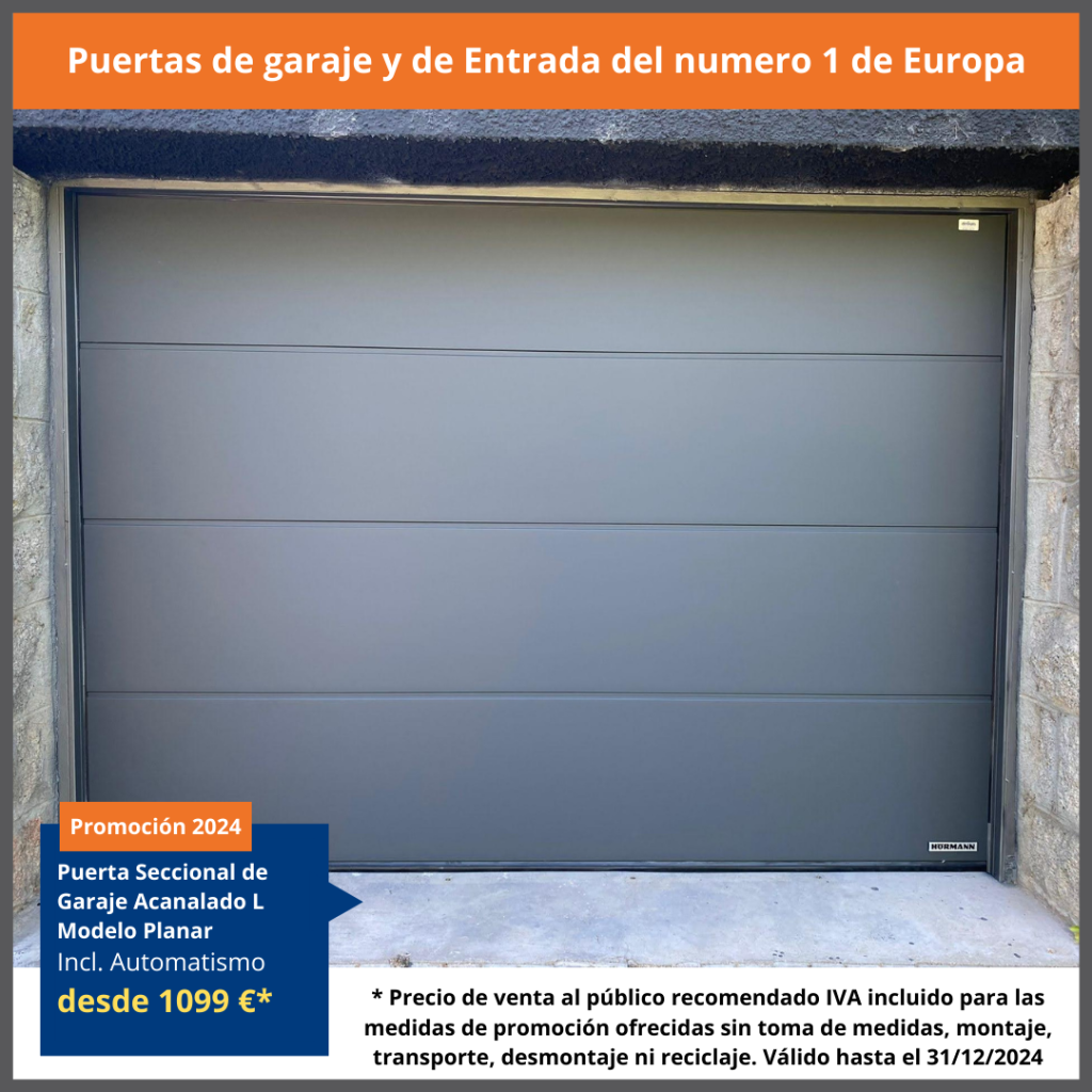 Hörmann planar puerta seccional oferta