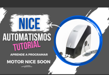 Video tutorial como programar motor NICE SOON puerta seccional